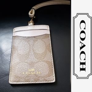 Authentic Coach Lanyard ID Holder